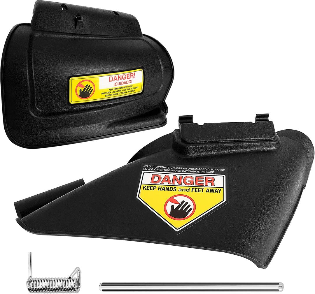 AOIT MTD Craftsman Lawn Mower Discharge Chute & Mulching Plug Kit 731-07131 Side Chute, 987-02516A Hinged Plug | Fits TB110 TB130 TB230 Models