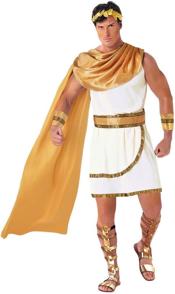 Morph Toga Costume Men, Greek God Costume Men, Roman Toga, Greek Mythology Costumes, Men's Halloween Costumes (Large)