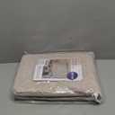 MIULEE 100% Blackout Linen Textured Curtains for Bedroom Solid Thermal Insulated Natural Beige Grommet Room Darkening Curtains & Drapes Luxury Decor for Living Room Nursery 52 x 84 Inch (2 Panels)