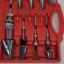 Cylinder Hone Tool Kit, Adjustable Engine Cylinder Honing Tool for Sizes 3/4" to 7" Cylinders, 1-1/8", 3" and 4" Diameters with Extra 11 Piece Replacement Honing Stones 220 Grit