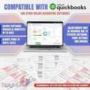 1099 NEC Forms 2025 4 Part Tax Forms Kit of Laser Forms, Compatible with QuickBooks and Accounting, 25 Pack, Software and Envelopes NOT Included, Made in The USA