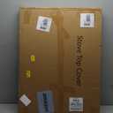 Noodle Board Stove Cover - Stove Top Covers with Handles for Gas Electric Stove - Wooden Range Covers Protector for Stovetop Sink Oven RV Serving Tray - 29.3"x22" (Brown)