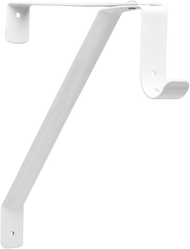 Knape & Vogt RP-0043-WT Adjustable Shelf and Rod Bracket, White
