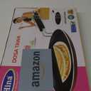 Sahishnu Online & Marketing Roti Tawa - Hard Anodized Aluminium, Concave, Naan Roti Chapati Tawa, Size-10, Thickness-4mm