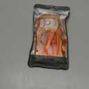 BENTOBEN Magnetic for iPhone 17 Pro Case 2025, Clear Glitter Cute Curly Wavy [Compatible with Magsafe] Sparkly Shinny Slim Design Shockproof Protective Girly Women Phone Cover,Cosmic Orange/Clear