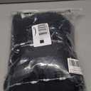 Conkov Sheer Black Curtains 90 Inches Long,Boho Style Faux Linen Curtains 2 Panels, Boho Embroidery Striped Drapes for Living Room, Bedroom,Rod Pocket Window Treatment Drapes for Decor, 52" W x 90" L