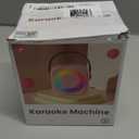 Karaoke Machine for Kids Adults, Karaoke Toys Gifts for Girls Boys, Portable Bluetooth Speaker with Wireless Microphone, Birthday Gifts for Girls Boys Ages 4, 5, 6, 7, 8, 9, 10, 12+ Years Old (Purple 2 Mics)