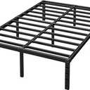 Metal Platform Bed Frame Full Size, 16 Inch Height with Heavy Duty Steel Support, No Box Spring Needed, Easy Assembly and Underbed Storage,Black