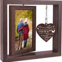 Memorial Sympathy Gifts for Loss of Loved One, Memorial Gift for Loss of Mom Dad Picture Frame, Bereavement Remembrance Condolence Funeral Sentimental In Memory of Loved One Gifts, Display Two 4x6 Photos