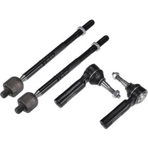 X AUTOHAUX 4pcs Front Inner Outer Tie Rod Ends Kit Suspension Steering Tie Rod End for Buick Verano for Chevrolet Cruze for Chevrolet Volt Drag Link No.EV800884