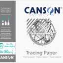 Canson Artist Series Tracing Pad Tape Binding, 50 Sheet, Art Supplies for Students & Professionals 14x17 inch