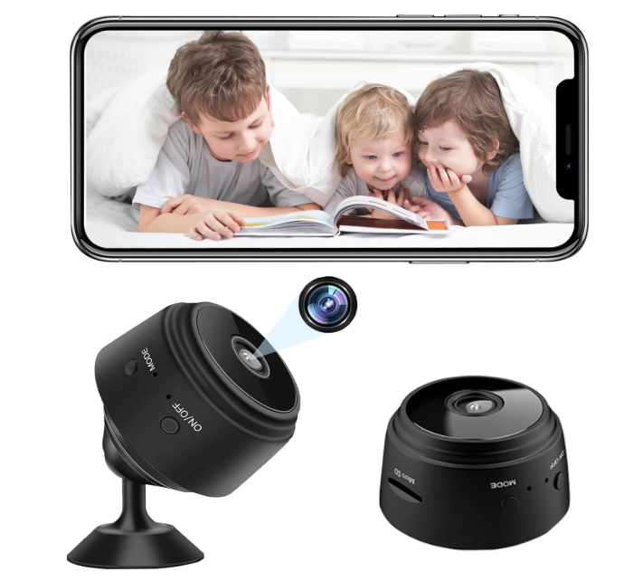 Hidden Camera - Spy Cameras - Nanny Cam - WiFi Wireless Cam - 1080P HD Small Camera with Motion Detection and Night Vision，Security Cameras for Home/Office/Baby Monitoring