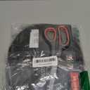 50 Feet D-Shape Rubber Weather Stripping Door Seal Strip, Fingwerk Self-Adhesive Backing Door Weatherstripping for Door Frame Insulation Large Gap, Easy Cut to Size with Tailor Scissors(Black)