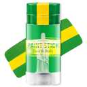 2 x Green Yellow and Green Brazil Face Paint Stick for World Cup Fans, Sweatproof & High Pigment Sports Face Body Paint Sticks for Football, Rugby, Softball, Baseball, Lacrosse, Party Accessories