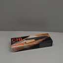 CHI Original Ceramic Flat Iron, Hair Straightener For A Smooth Finish, Floating Plates, Quick Heat Up, Analog On/Off Switch, 1" Styling Tool, Black