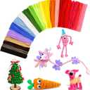 Pipe Cleaners Craft Supplies,Multi-Colored Chenille Stems for DIY Arts Crafts Project,Green Pipe Cleaners Bulk Easter Basket Stuffers,Fidget Toys for Ages 8-13,Teen Girl Gifts,Kids Crafts (30CM)