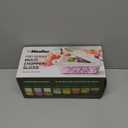 Mueller Pro-Series 10-in-1, 8 Blade Vegetable Chopper, Onion Mincer, Cutter, Dicer, Egg Slicer with Container, French Fry Cutter Potato Slicer, Home Essentials, Salad Chopper White Sand/Green (8 Blade, White Sand/Green)