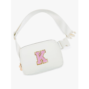 Birthday Gifts for 4 5 6 7 8 9 10 11 12 13 Year Old Girls,Gifts for Teens Kids Daughter Sister Her,Two Way Zipper Crossbody Bag Fanny Pack Belt Bag Cute Trendy Stuff - Cream,K