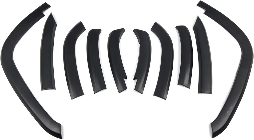HIGH FLYING 2011-2016 for Jeep Compass Front&rear Wheels Fender Flares Protector Molding Trim 10pcs
