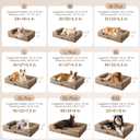 EHEYCIGA Orthopedic XXL Dog Bed, Waterproof Washable XL Big Pet Bed 46"