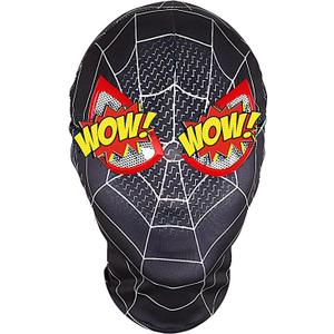 Halloween Mask Adult Kids Spider Role Play Masks Cosplay Costumes Mask Halloween Costume Accessories (1 Pcs, Black)
