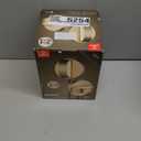 Globe Electric 51849 LED Integrated Plug-in or Hardwire Wall Sconce 2-Pack, Matte Brass, 350 Degree Rotation, 16 W, 200 Lumens, 3000 Kelvin, Lights for Bedroom Plug in