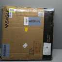 VASAGLE Bar Table, Small Kitchen Table, High Top Pub Table, for Living Room Study, Industrial Steel Frame, 23.6 x 23.6 x 35.4 Inches, Rustic Brown and Black ULBT25X