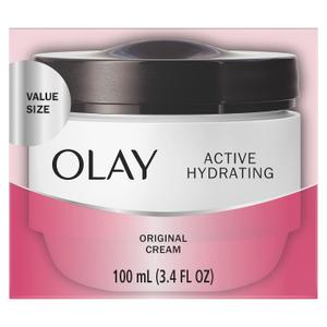 Olay Active Hydrating Cream, Face Moisturizer, 3.4 fl oz