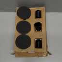 Candle Holder - 3 PCS Candlestick Holders - Vintage Candle Stick Holder - Modern Decorative Centerpiece - Cozy Atmosphere Gift for Home Decor, Wedding, Black Taper