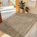 COSY HOMEER-Dirt-Trapper-Door-Mat 32"x48" Non-Slip Entryway Rugs Washable Welcome Mat Absorbent Entrance Mats Low Pile Dog Door Mats for Front Back Doormats and Wet Shoes,Taupe