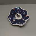 Soft Adjustable Cat Cone Collar - Comfortable Recovery Collar for Cats After Surgery (Dark Blue, Medium)