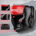 2 Pack & 1 Pack Boxing Headgear - Sparring Safety Head Guard for MMA, Kickboxing, Muay Thai, Boxing - Men, Women, Kids Standard size