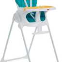 Fisher Price Tiny Bites High Chair, Seven Adjustable Height Positions Baby High Chair, Easy Quick Fold Travel High Chair, Lightweight Easy to Clean Portable High Chair