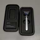 SUPPLY Single Edge Max Razor for Men  Premium Metal Single-Blade Safety Razor with Pivoting Head for Fewer Cuts and Irritation  Includes 8 Blades & Magnetic Reload System  Sterling