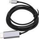 ASHATA USB C 3.1 Male to Female Adapter, 1080P 4K 60Hz USB C 3.1 to HDMI Cable, 6.6ft USB C to HDMI Adapter