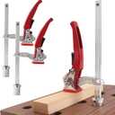 1 Pack Woodworking Quick Ratchet Bench Dog Clamps, Heavy Duty Hold Down Clamps for MFT Tables, Workbench Accessories for Wood Carving Routing Sanding