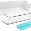 DA97-12657A Refrigerator (LEFT) Door Shelf Bin Replacement Fit for Sam-sung RF260BEAESR RF261BEAESR RF261BEAESP Refrigerator, Replace AP5621270 DA63-06867 Fridge Door Basket Bin By Fetechmate