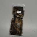 Curly Clip In Hair Extensions, 4PCS 20 Inch Chocolate Brown with Highlights Extensions Clip Ins, Lace Weft Short Curly Invisible Natural Hairpieces for Women