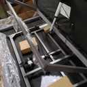 King Adjustable Bed Base Frame, Wireless Remote, Dual USB Ports,Ergonomic Upholstered Bed Frame, Lift Motor, Under Bed Lighting, Independent Head and Foot Tilt