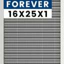 16x25x1 HVAC Furnace Air Filter, Lasts a Lifetime, Washable, the Last HVAC Filter You Will Ever Buy, Healthier Home or Office, Merv 8(Actual Size:15.5x24.5x0.82 Inch)