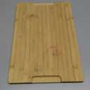 Bamboo Cutting Board for Kitchen, 18" Large Wood Charcuterie Cheese Board, Wooden Chopping Block with Side Handles and Juice Grooves