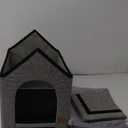 Indoor Dog House with Washable Plush Cushion - Large Size for Dogs & Cats Up to 44 Pounds