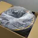 16ft Duct Hosing PVC Flexible Ducting Hose for 20Inch Utility Blower Ventilation Exhaust Fan with Adjustable Rope (20IN x 16FT)