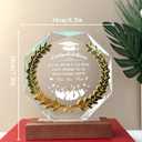 Graduation Gifts for Him Her, 2025 Grad Gifts,Laser Engraved Crystal Keepsakes, Class of 2025 High School College Graduation Gift for Women Men Female Masters Degree