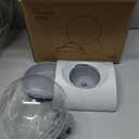 Pet Water Dispenser, 2.8L Automatic Gravity Cat Water Dispenser for Cats, Dogs & Rabbit, Detachable Cat Dog Water Dish Feeder with Spherical Waterer Bubble, Grey