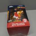 Joiedomi Hanging Christmas Inflatables Decoration, Christmas Inflatable Reindeer and Climbing Santa, Blow Up Santa with Build-in LED for Xmas Party Indoor, Outdoor, Yard, Garden, Lawn Decor