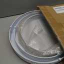 Wenqik 3 Pcs Cake Stand 16'' 14'' 12'' Round Metal Cake Stand Bases Display Holder Cookies Fruit Serving Tray Candy Display Plate Cupcake Dessert Pastry Riser for Wedding Birthday Party (White)