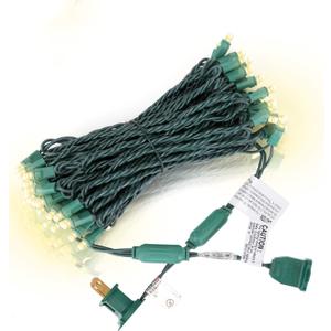 Christmas Lights Warm White 50 Counts, Christmas Lights Outdoor Warm White Commercial Grade Waterproof IP65, 25Ft 5mm Outdoor Mini LED, Xmas for Tree