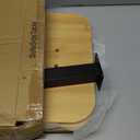 TV Tray Side Table for Couch - Adjustable Height 360 Rotatable C Table End Table Laptop Desk for Sofa, Perfect for Eating Working Reading, Fits Small Spaces, Gift for Home Family Mom Dad Friends (Natural)