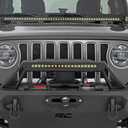 Rough Country Trail Cladding Hood Protector for Jeep Wrangler JL & Unlimited (20182026) Thermoplastic, No-Drill, UV-Resistant, Removable